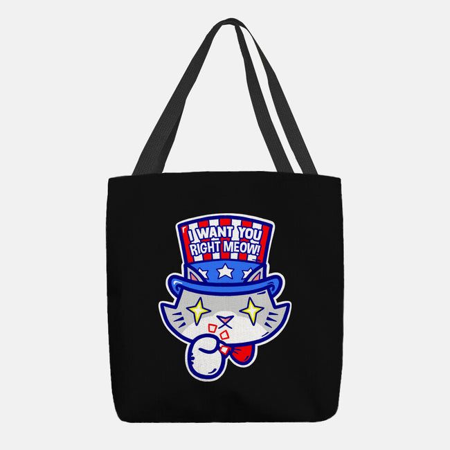 I Want You Right Meow-None-Basic Tote-Bag-krisren28