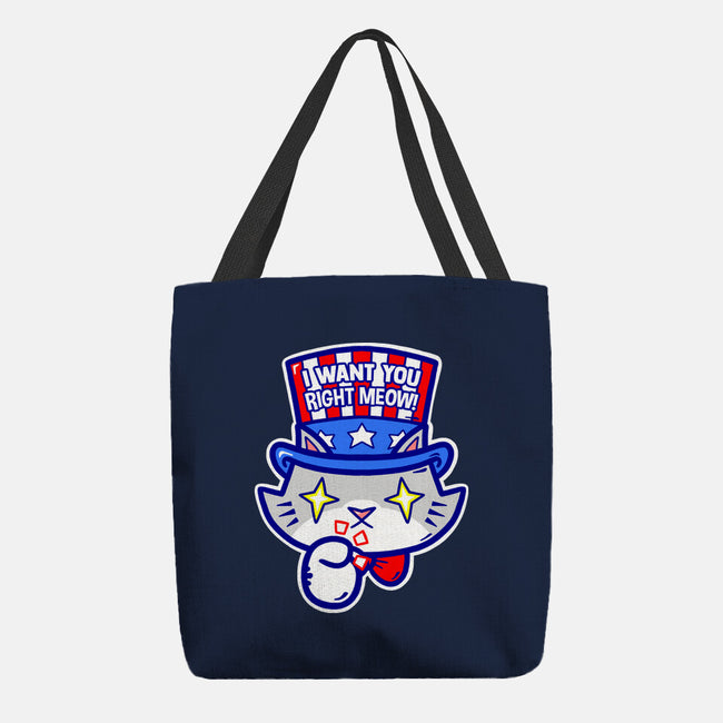 I Want You Right Meow-None-Basic Tote-Bag-krisren28