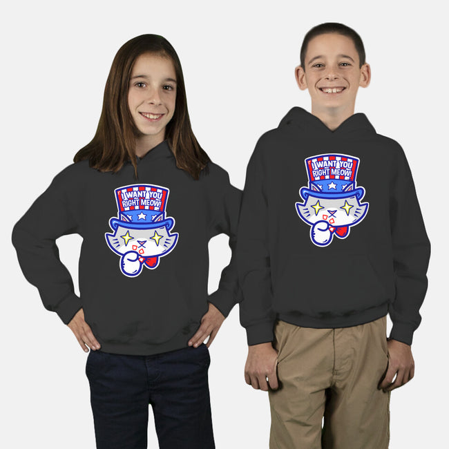 I Want You Right Meow-Youth-Pullover-Sweatshirt-krisren28