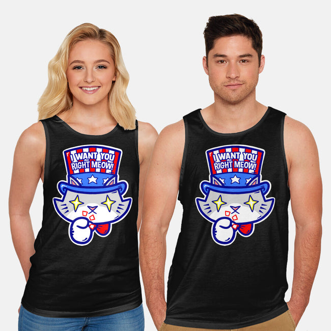 I Want You Right Meow-Unisex-Basic-Tank-krisren28