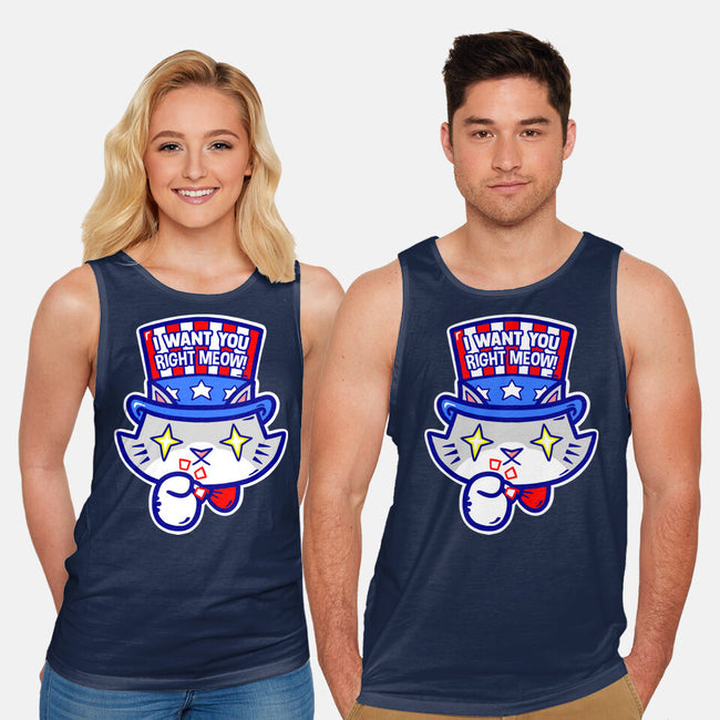 I Want You Right Meow-Unisex-Basic-Tank-krisren28