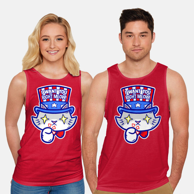 I Want You Right Meow-Unisex-Basic-Tank-krisren28