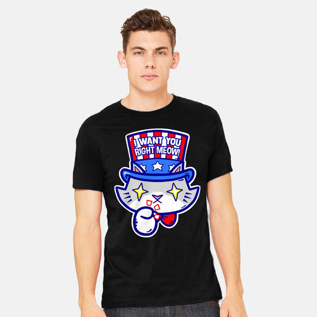 I Want You Right Meow-Mens-Heavyweight-Tee-krisren28