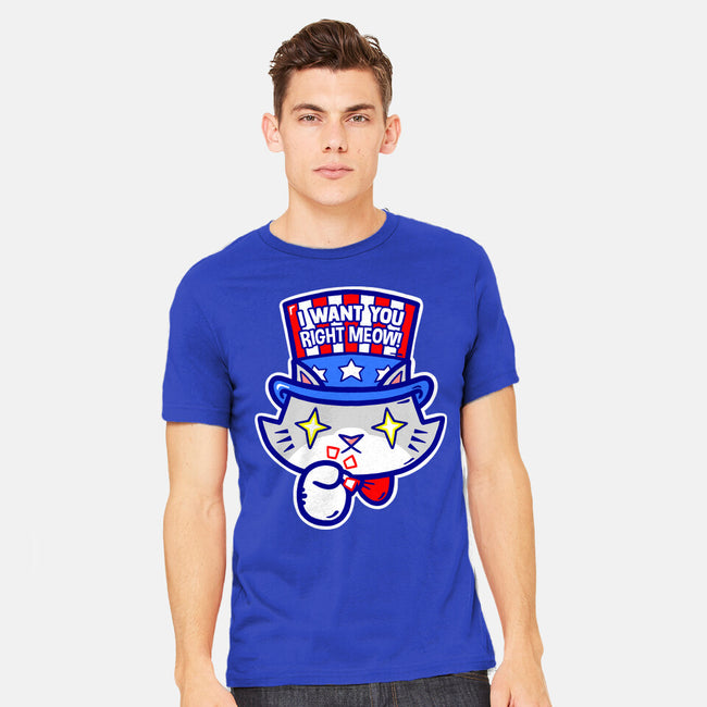 I Want You Right Meow-Mens-Heavyweight-Tee-krisren28