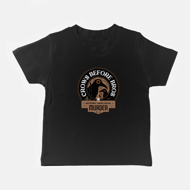 Support Your Local Crows-Baby-Basic-Tee-BadBox