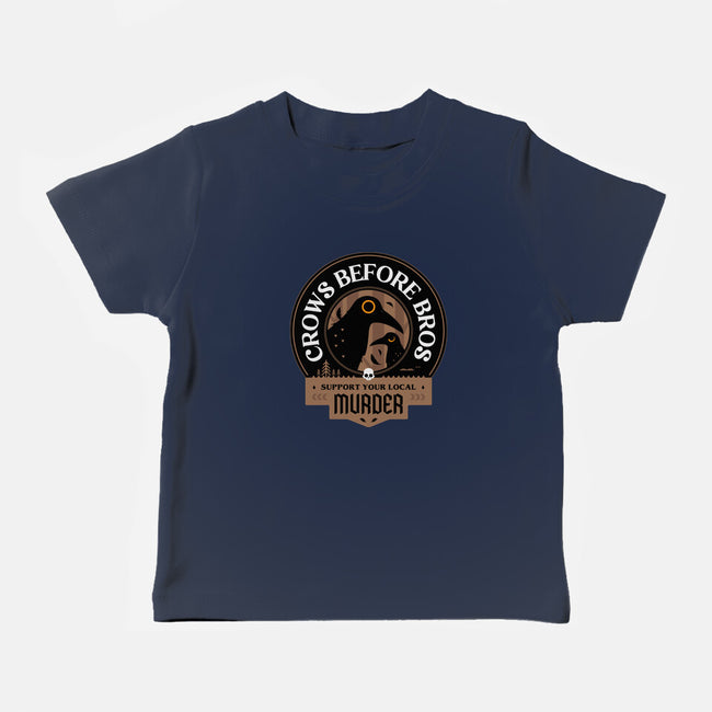 Support Your Local Crows-Baby-Basic-Tee-BadBox
