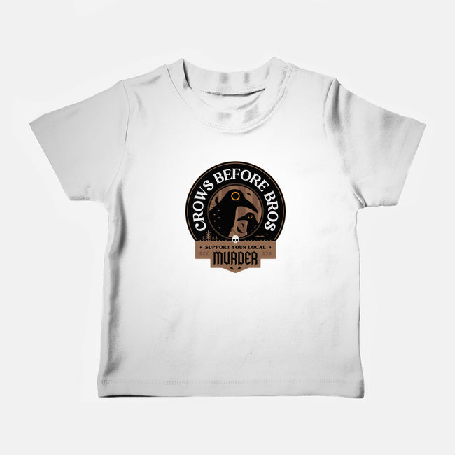 Support Your Local Crows-Baby-Basic-Tee-BadBox