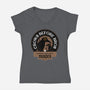 Support Your Local Crows-Womens-V-Neck-Tee-BadBox