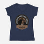 Support Your Local Crows-Womens-V-Neck-Tee-BadBox