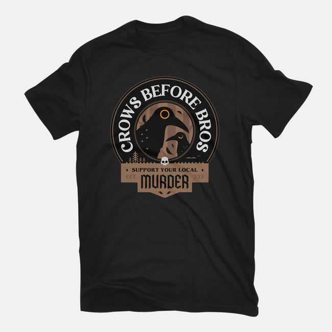 Support Your Local Crows-Womens-Fitted-Tee-BadBox