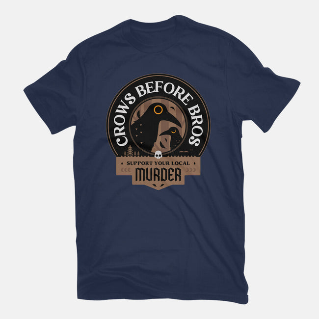Support Your Local Crows-Womens-Fitted-Tee-BadBox