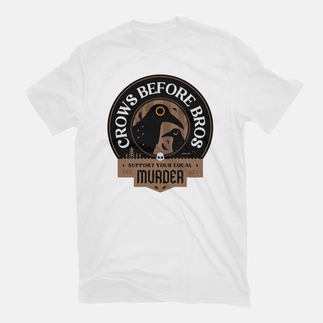Support Your Local Crows-Womens-Fitted-Tee-BadBox