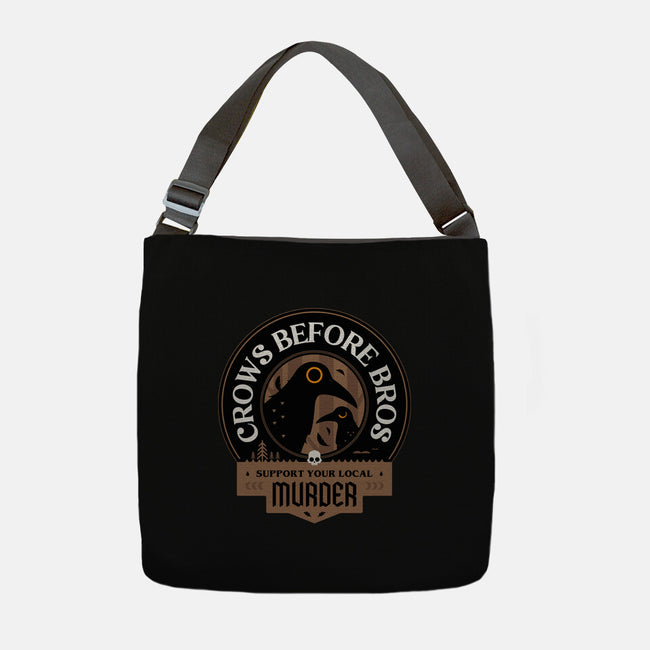 Support Your Local Crows-None-Adjustable Tote-Bag-BadBox