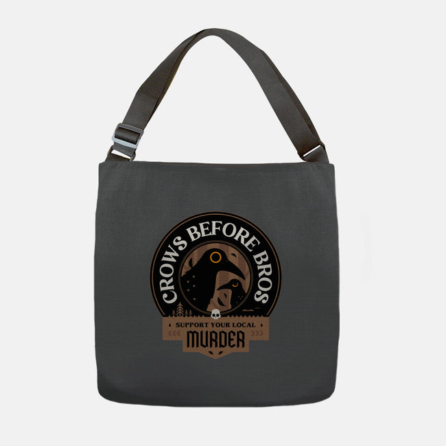 Support Your Local Crows-None-Adjustable Tote-Bag-BadBox