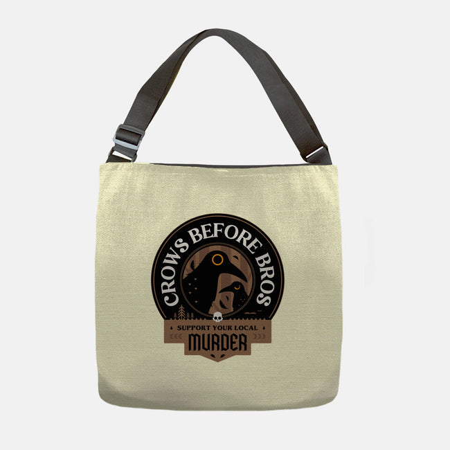 Support Your Local Crows-None-Adjustable Tote-Bag-BadBox