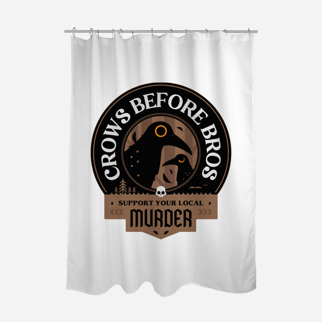 Support Your Local Crows-None-Polyester-Shower Curtain-BadBox