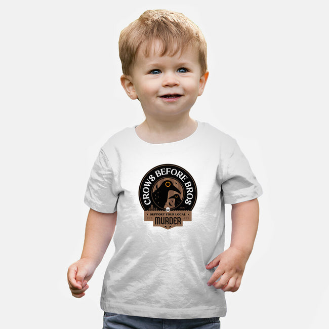 Support Your Local Crows-Baby-Basic-Tee-BadBox