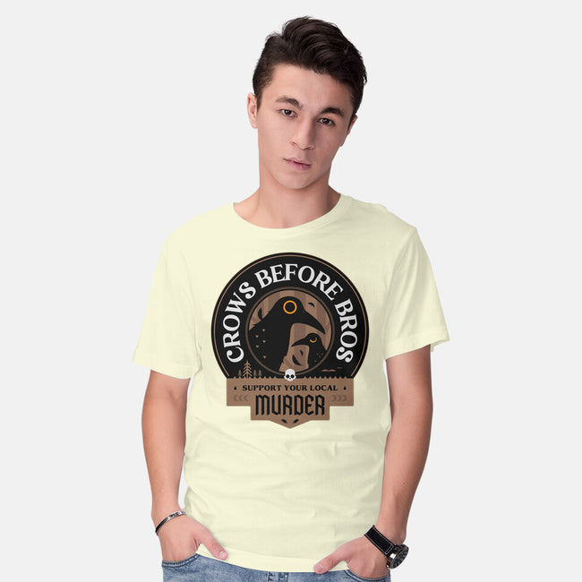 Support Your Local Crows-Mens-Basic-Tee-BadBox