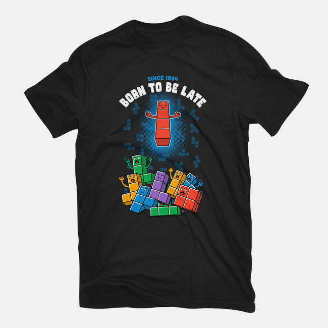 Born To Be Late-Mens-Basic-Tee-Tronyx79