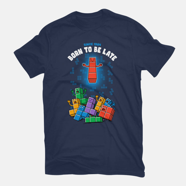 Born To Be Late-Womens-Basic-Tee-Tronyx79