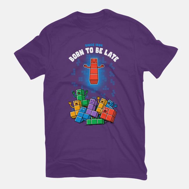Born To Be Late-Mens-Basic-Tee-Tronyx79