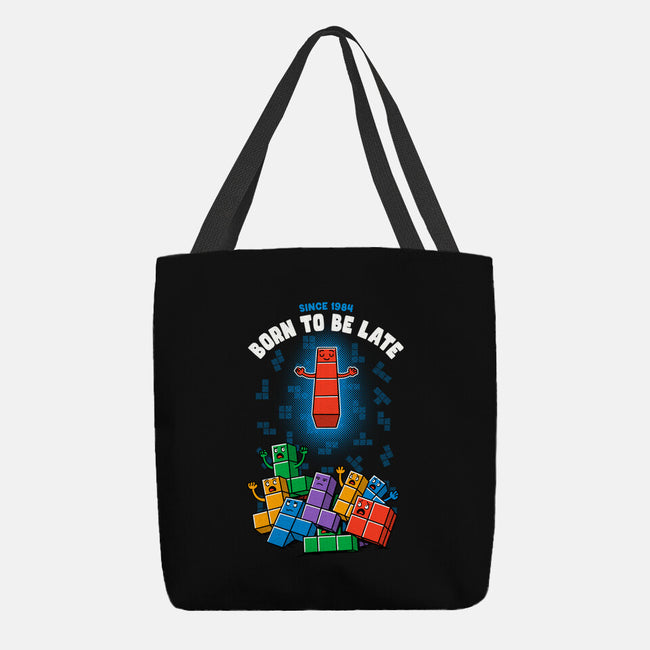 Born To Be Late-None-Basic Tote-Bag-Tronyx79