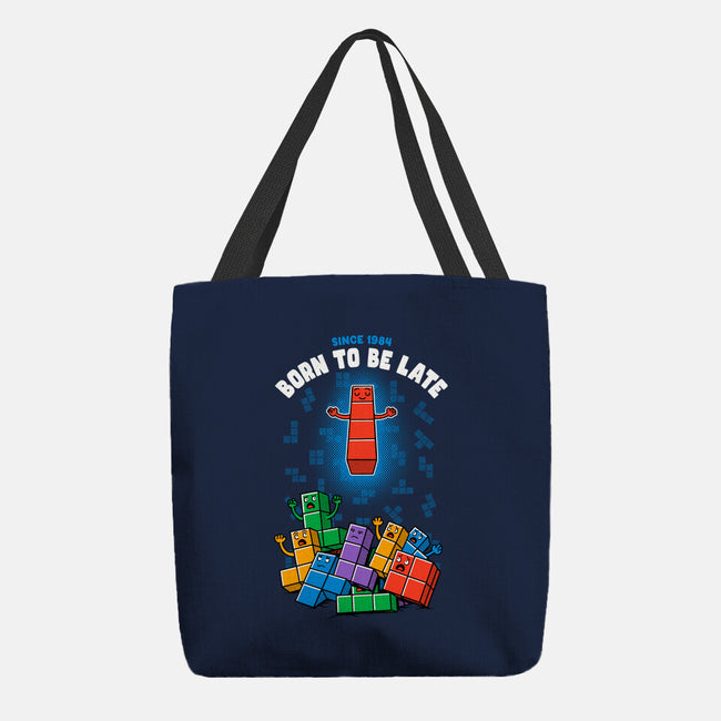 Born To Be Late-None-Basic Tote-Bag-Tronyx79