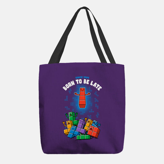 Born To Be Late-None-Basic Tote-Bag-Tronyx79