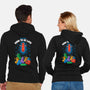 Born To Be Late-Unisex-Zip-Up-Sweatshirt-Tronyx79