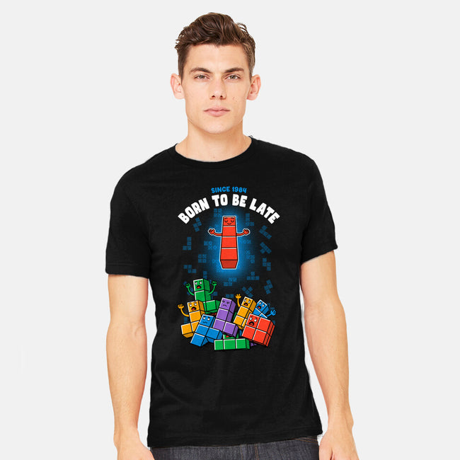 Born To Be Late-Mens-Heavyweight-Tee-Tronyx79