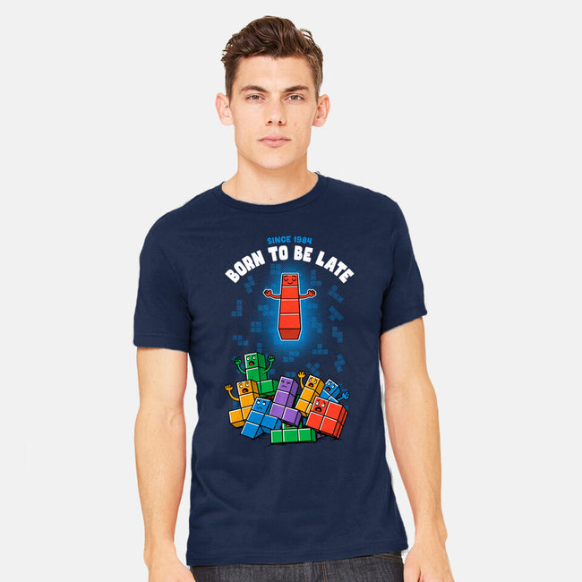 Born To Be Late-Mens-Heavyweight-Tee-Tronyx79