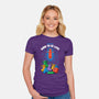 Born To Be Late-Womens-Fitted-Tee-Tronyx79
