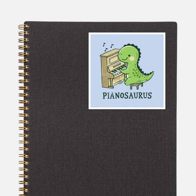 Pianosaurus-None-Glossy-Sticker-BridgeWalker