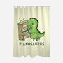 Pianosaurus-None-Polyester-Shower Curtain-BridgeWalker