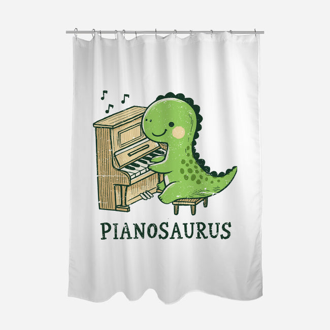 Pianosaurus-None-Polyester-Shower Curtain-BridgeWalker