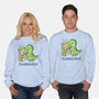 Pianosaurus-Unisex-Crew Neck-Sweatshirt-BridgeWalker