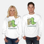 Pianosaurus-Unisex-Crew Neck-Sweatshirt-BridgeWalker