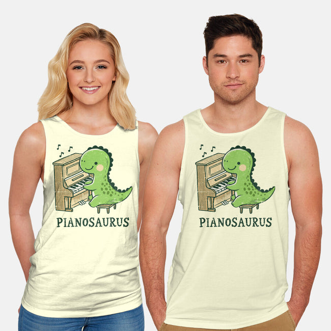 Pianosaurus-Unisex-Basic-Tank-BridgeWalker