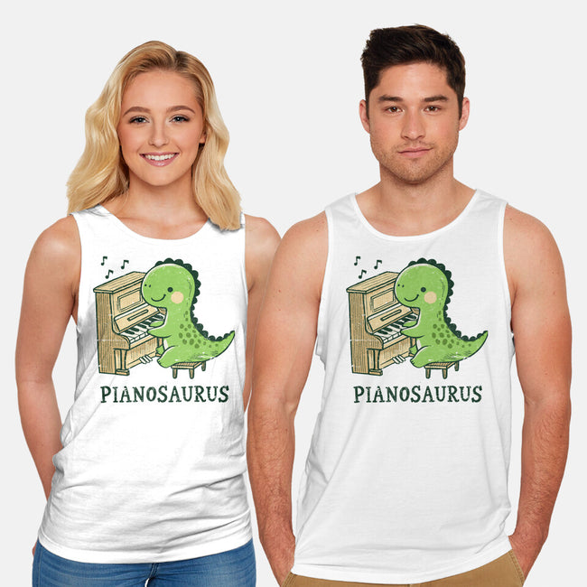 Pianosaurus-Unisex-Basic-Tank-BridgeWalker