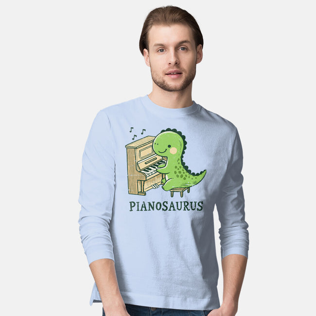 Pianosaurus-Mens-Long Sleeved-Tee-BridgeWalker