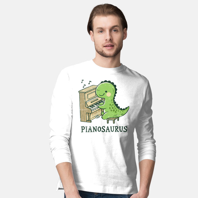 Pianosaurus-Mens-Long Sleeved-Tee-BridgeWalker