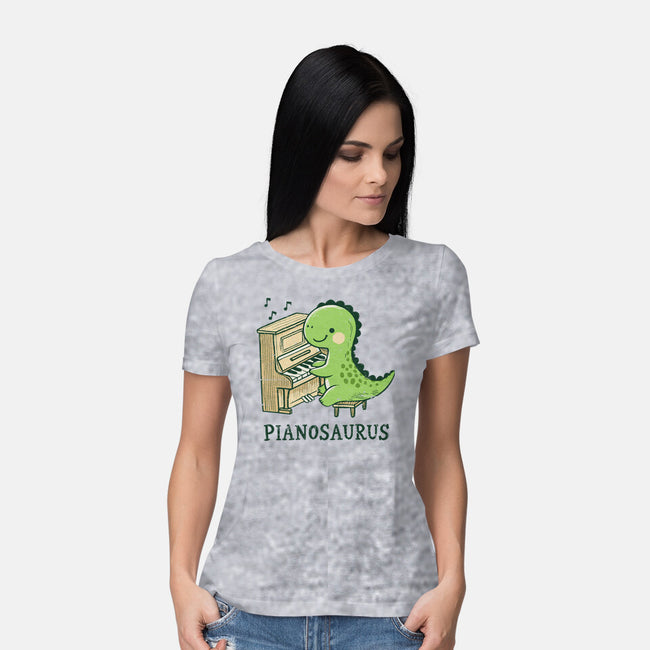 Pianosaurus-Womens-Basic-Tee-BridgeWalker