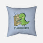 Pianosaurus-None-Removable Cover w Insert-Throw Pillow-BridgeWalker