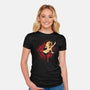 Hello My Baby-Womens-Fitted-Tee-dalethesk8er