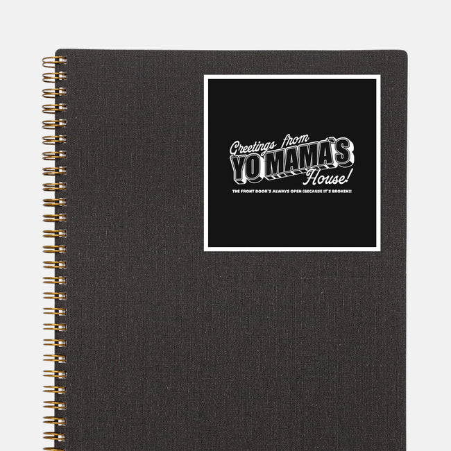 Greetings Mama House-None-Glossy-Sticker-Studio Mootant