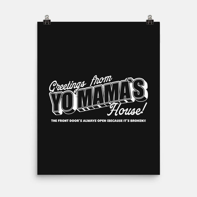 Greetings Mama House-None-Matte-Poster-Studio Mootant