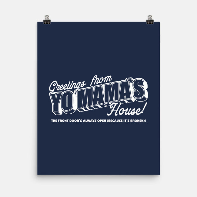 Greetings Mama House-None-Matte-Poster-Studio Mootant