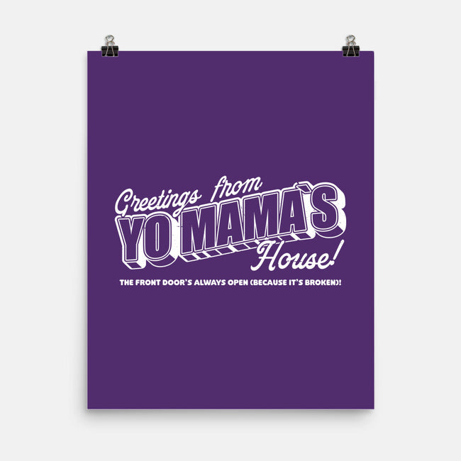 Greetings Mama House-None-Matte-Poster-Studio Mootant