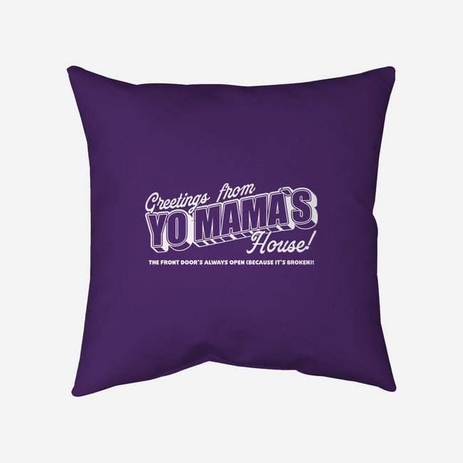 Greetings Mama House-None-Removable Cover w Insert-Throw Pillow-Studio Mootant