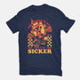 Earth Skate Fire-Womens-Fitted-Tee-Studio Mootant